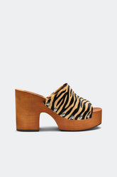 Simon Miller Haircalf Sol Wood Sandal