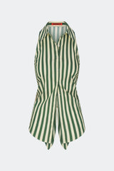 Simon Miller Loch Sleeveless Poplin Button Up