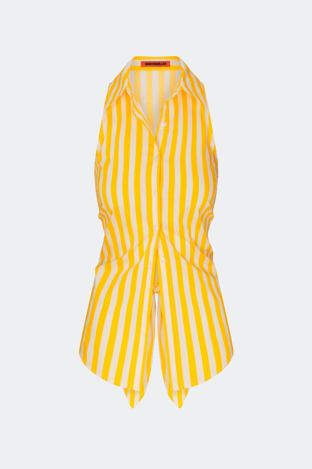 Simon Miller Loch Sleeveless Poplin Button Up