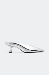 Simon Miller Chrome Pointed Gala Mule