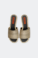 Simon Miller Stripe Raffia Salerno Sandal