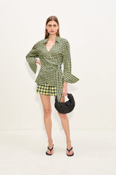Simon Miller Anya Poplin Wrap Top