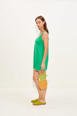 Simon Miller Sahara Embroidered Linen Dress