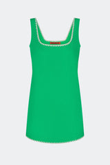 Simon Miller Sahara Embroidered Linen Dress