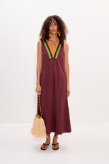 Simon Miller Mar Crochet Poplin Dress