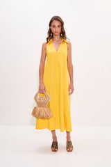 Simon Miller Nava Poplin Midi Dress