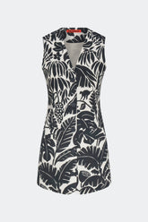 Simon Miller Carob Printed Linen Mini Dress