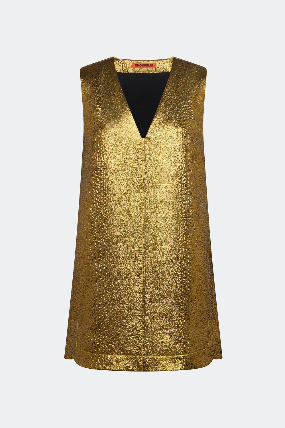 Simon Miller Fountain Metallic Mini Dress