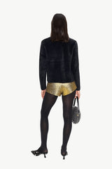 Simon Miller Fleur Metallic Shorts