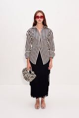 Simon Miller Loch Striped Poplin Button Up