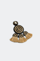 Simon Miller Raffia Fringe Deco Earring