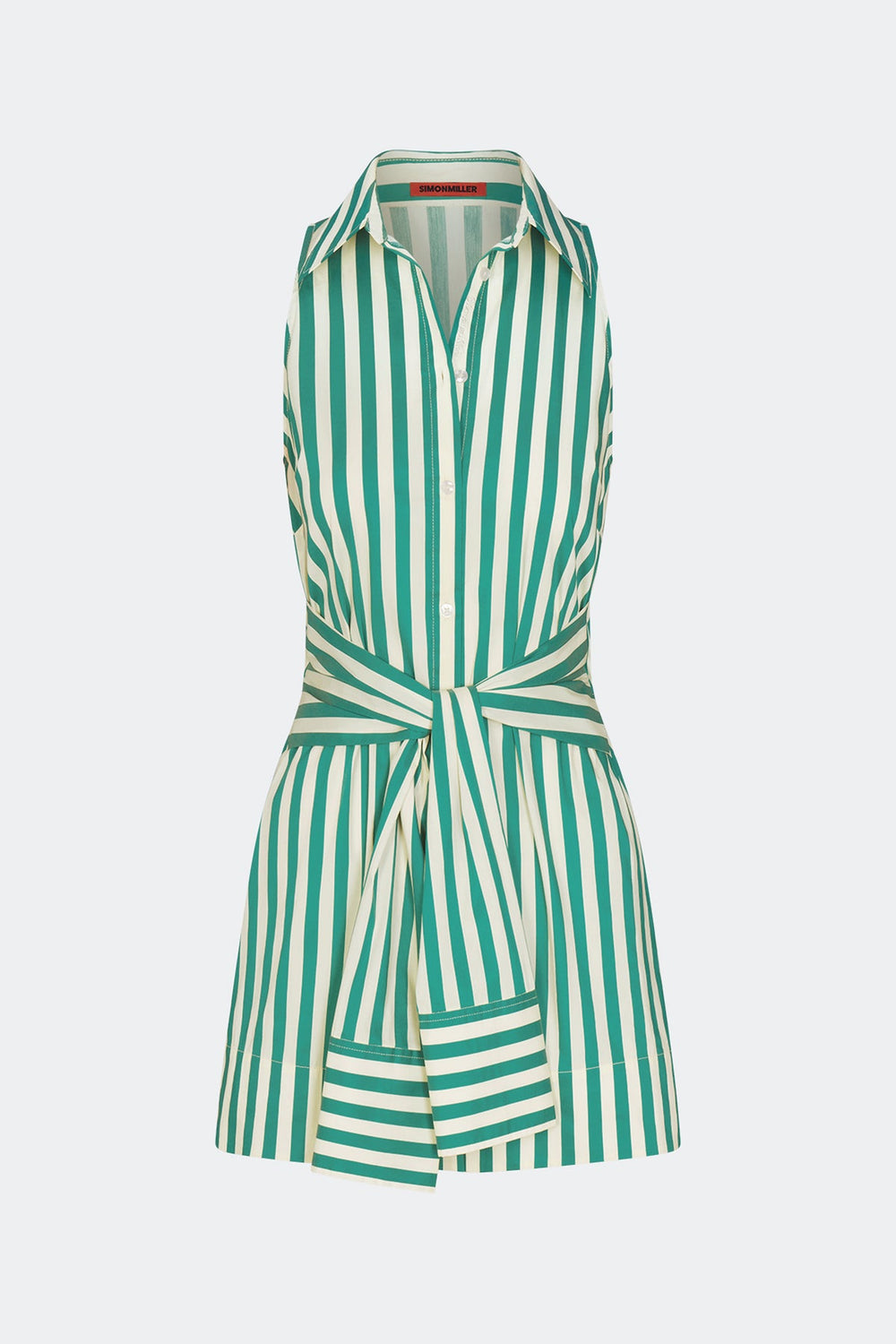 Simon Miller Inna Sleeveless Poplin Mini Dress