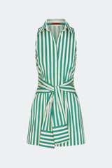 Simon Miller Inna Sleeveless Poplin Mini Dress