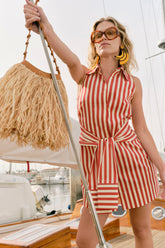 Simon Miller Inna Sleeveless Poplin Mini Dress