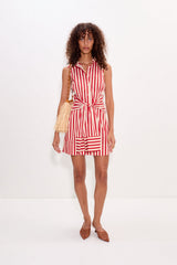 Simon Miller Inna Sleeveless Poplin Mini Dress