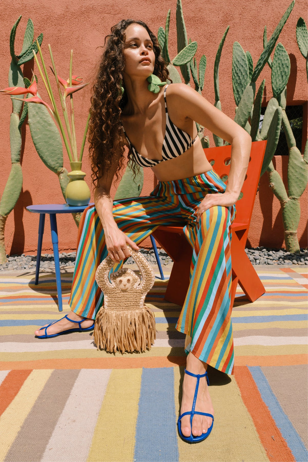 Simon Miller Nella Crepe Wide Leg Pant