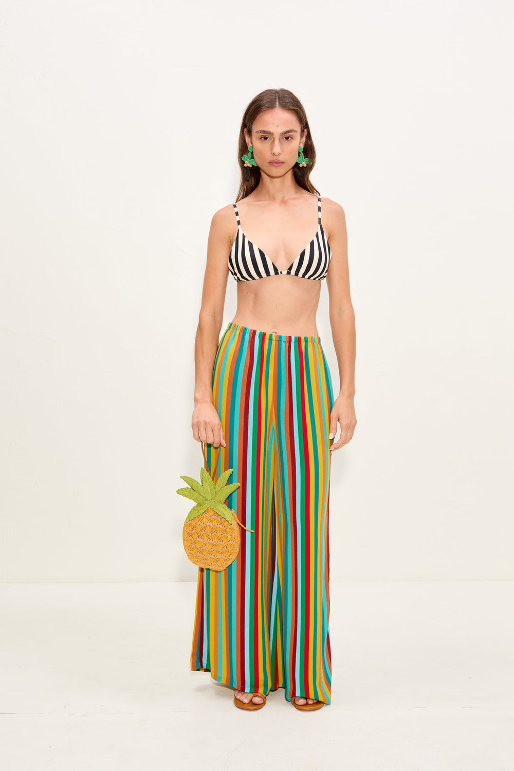 Simon Miller Nella Crepe Wide Leg Pant