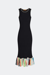 Simon Miller Thea Knit Fringe Dress