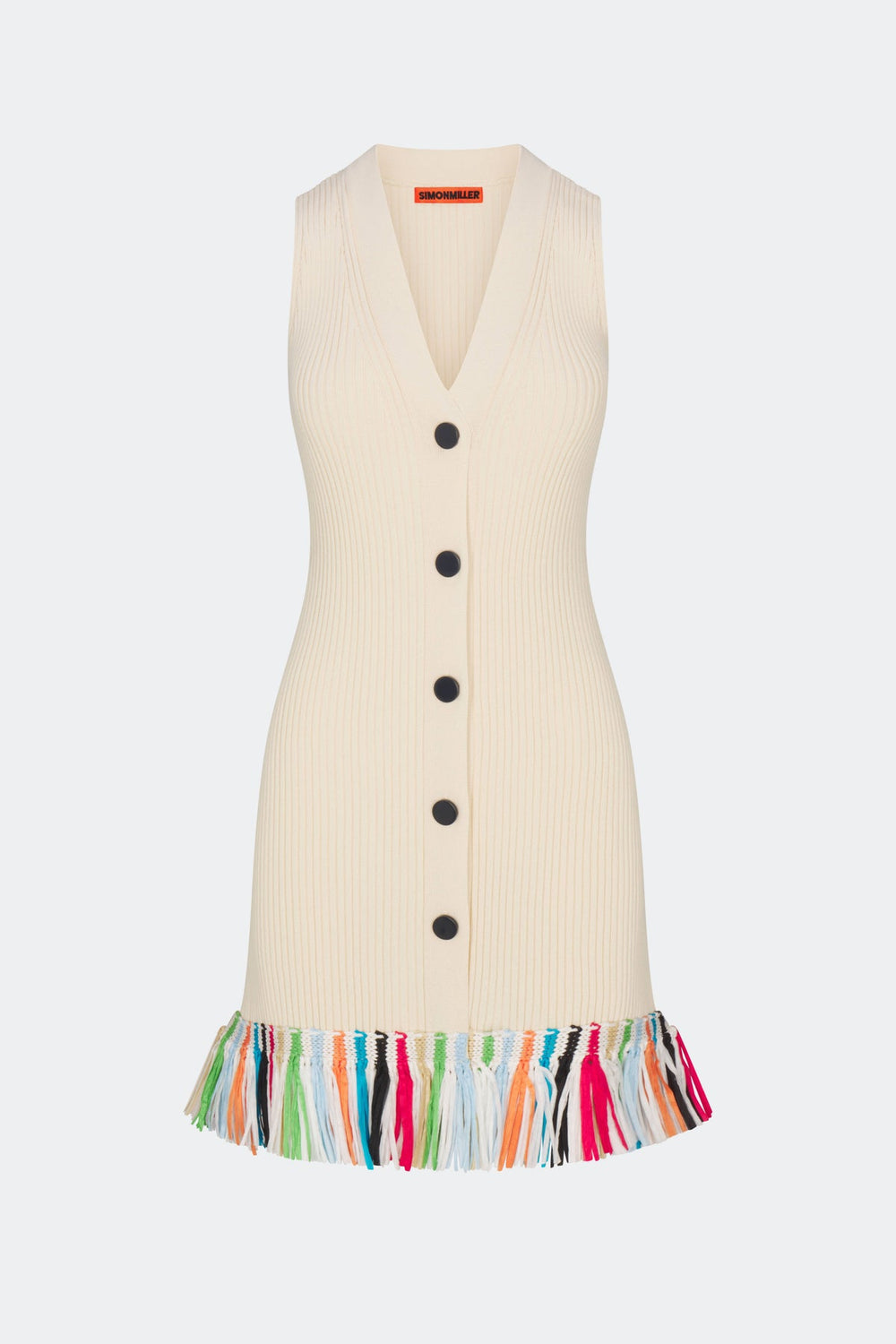 Simon Miller Maven Knit Fringe Mini Dress