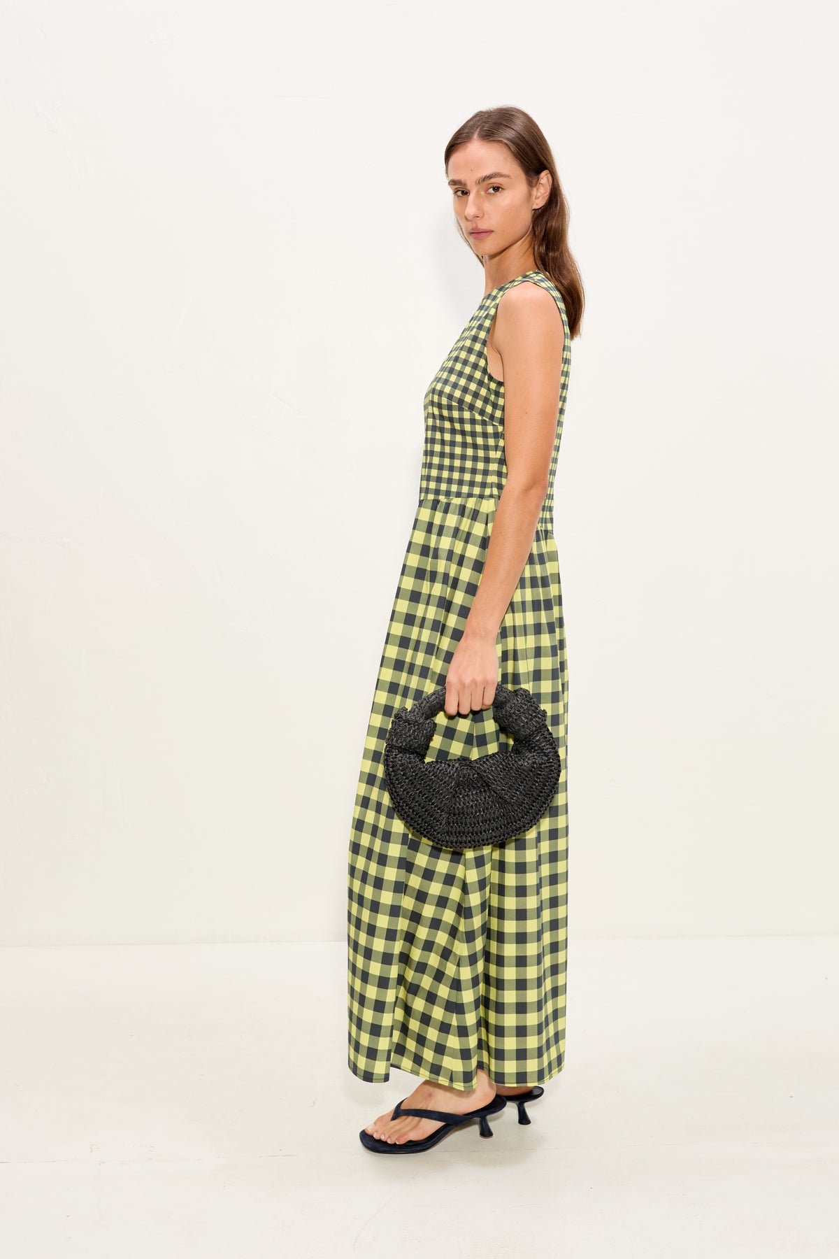 Simon Miller Laurel Poplin Midi Dress