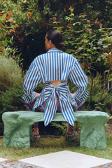 Simon Miller Loch Striped Poplin Button Up