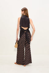 Simon Miller Loch Sleeveless Crepe Button Up