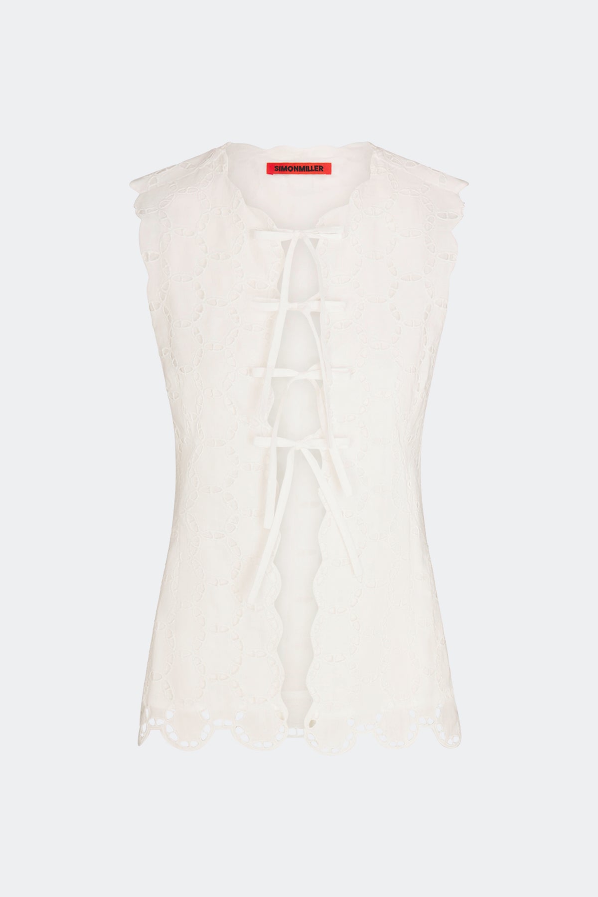 Simon Miller Delilah Eyelet Tie Top