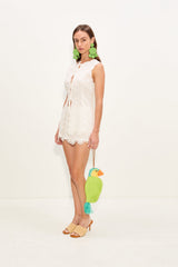 Simon Miller Delilah Eyelet Tie Top