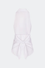 Simon Miller Loch Sleeveless Poplin Button Up