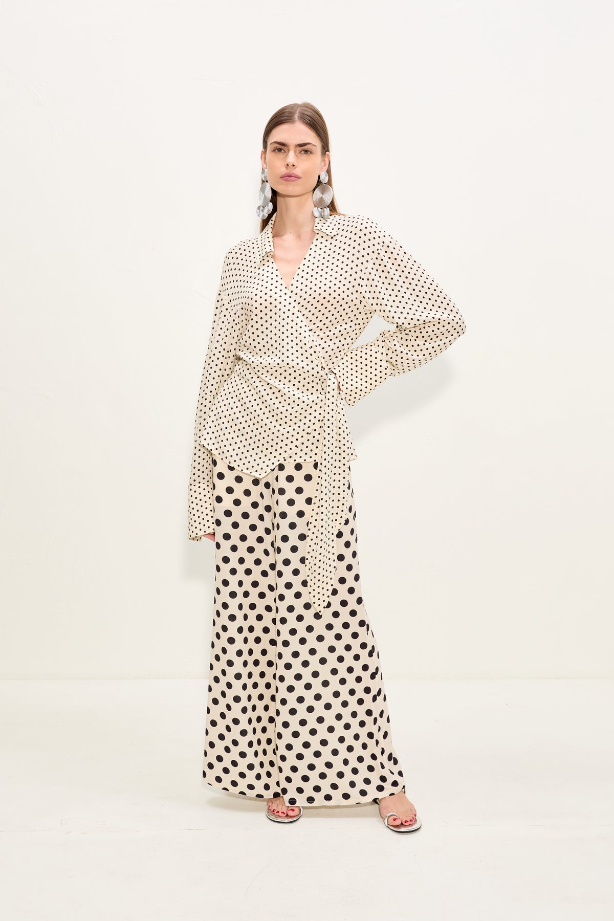 Simon Miller Nella Crepe Wide Leg Pant