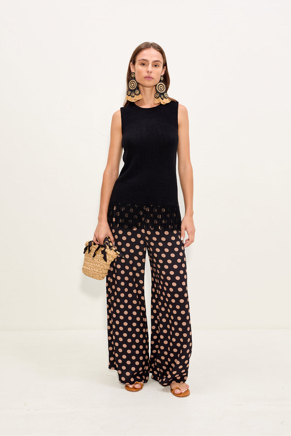 Simon Miller Nella Crepe Wide Leg Pant