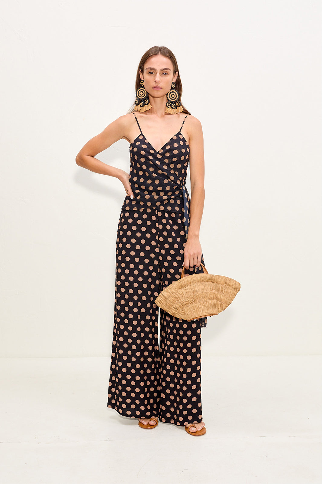 Simon Miller Nella Crepe Wide Leg Pant