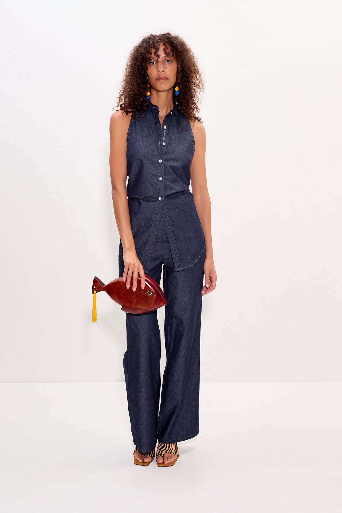 Simon Miller Pia Chambray Pant