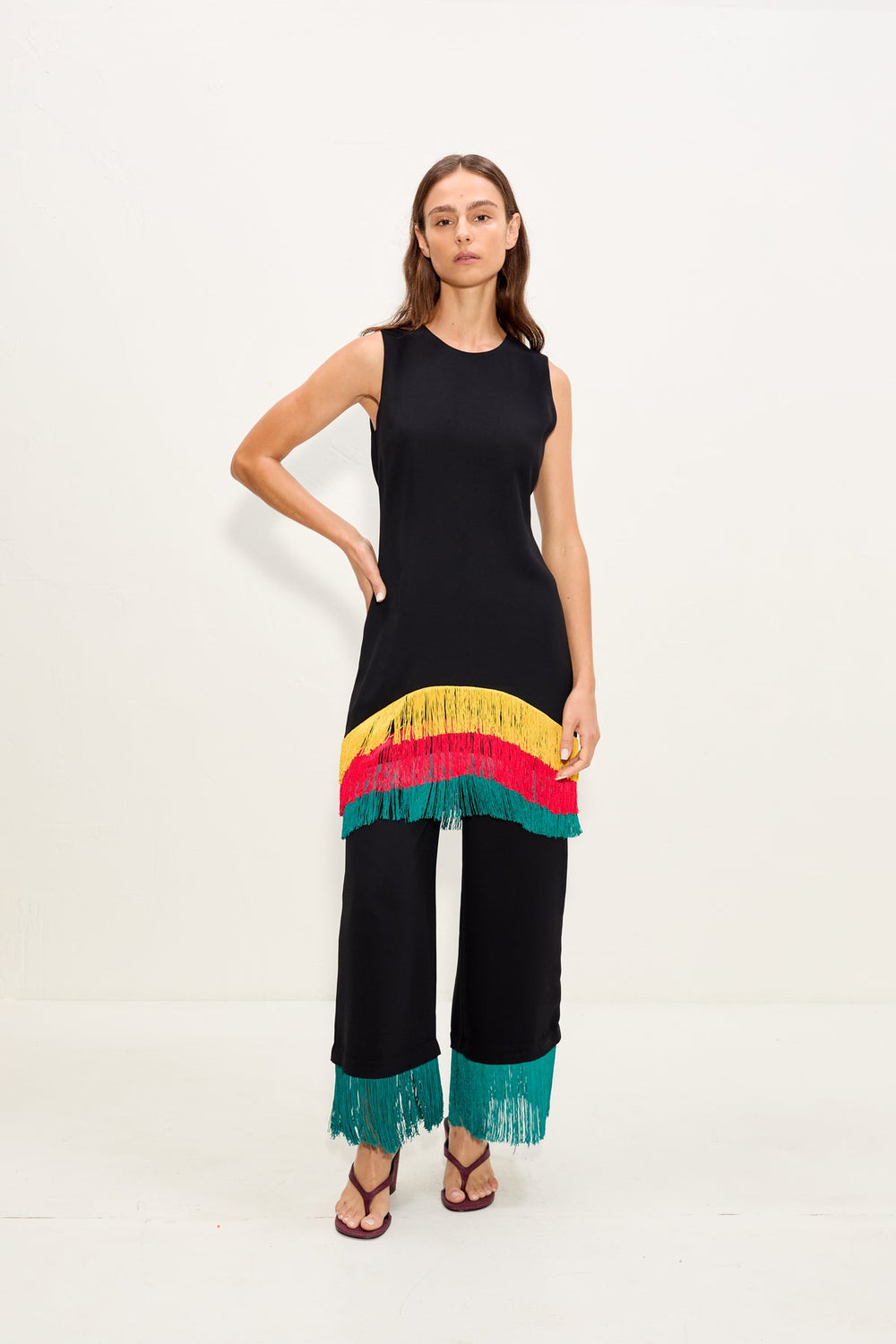 Simon Miller Bowie Fringe Mini Dress