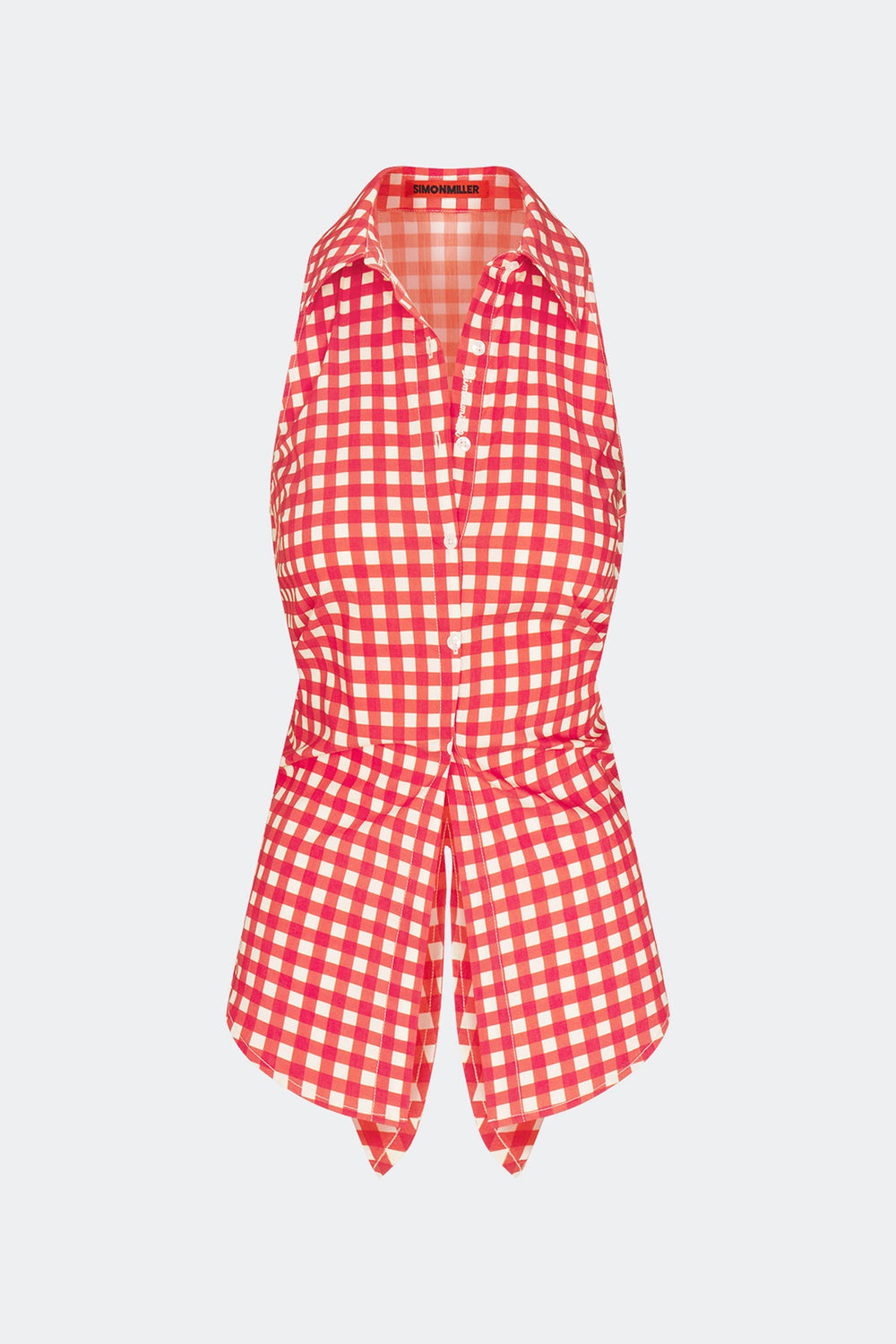 Simon Miller Loch Sleeveless Poplin Button Up