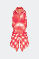 Simon Miller Loch Sleeveless Poplin Button Up