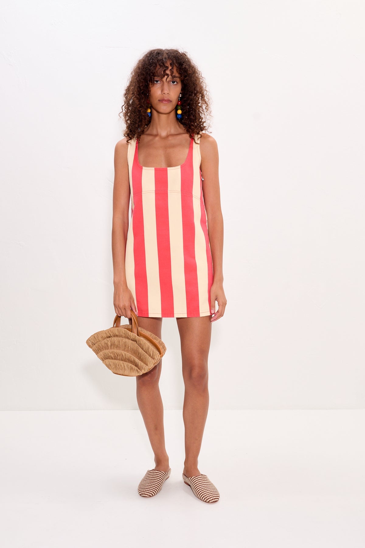 Simon Miller Sahara Striped Denim Dress
