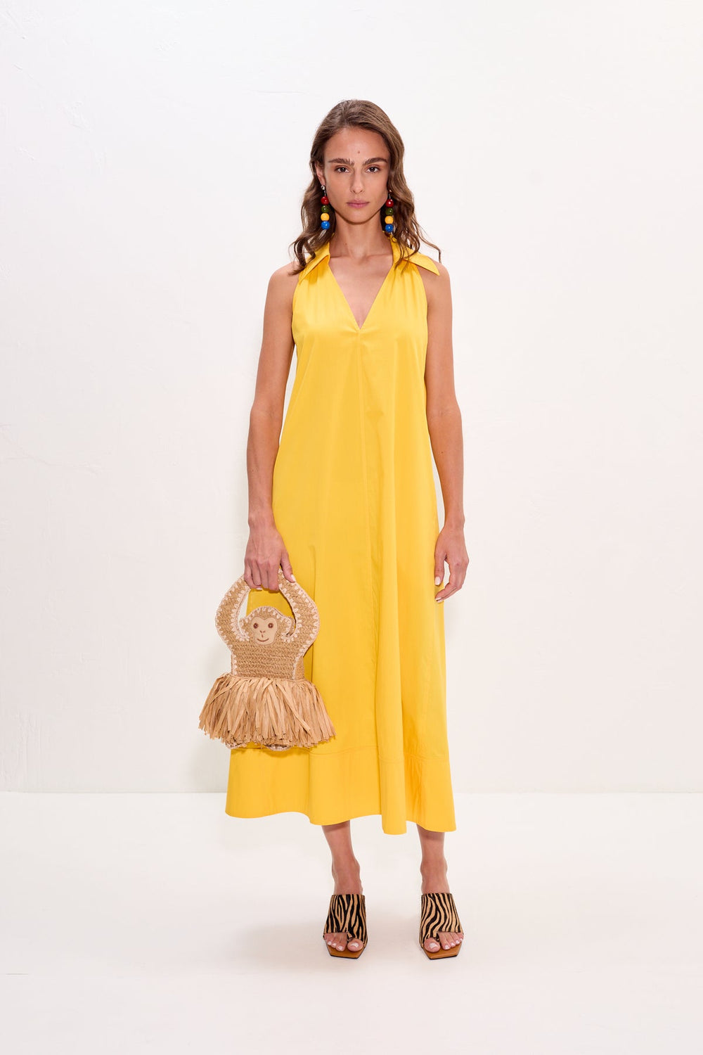 Simon Miller Nava Poplin Midi Dress