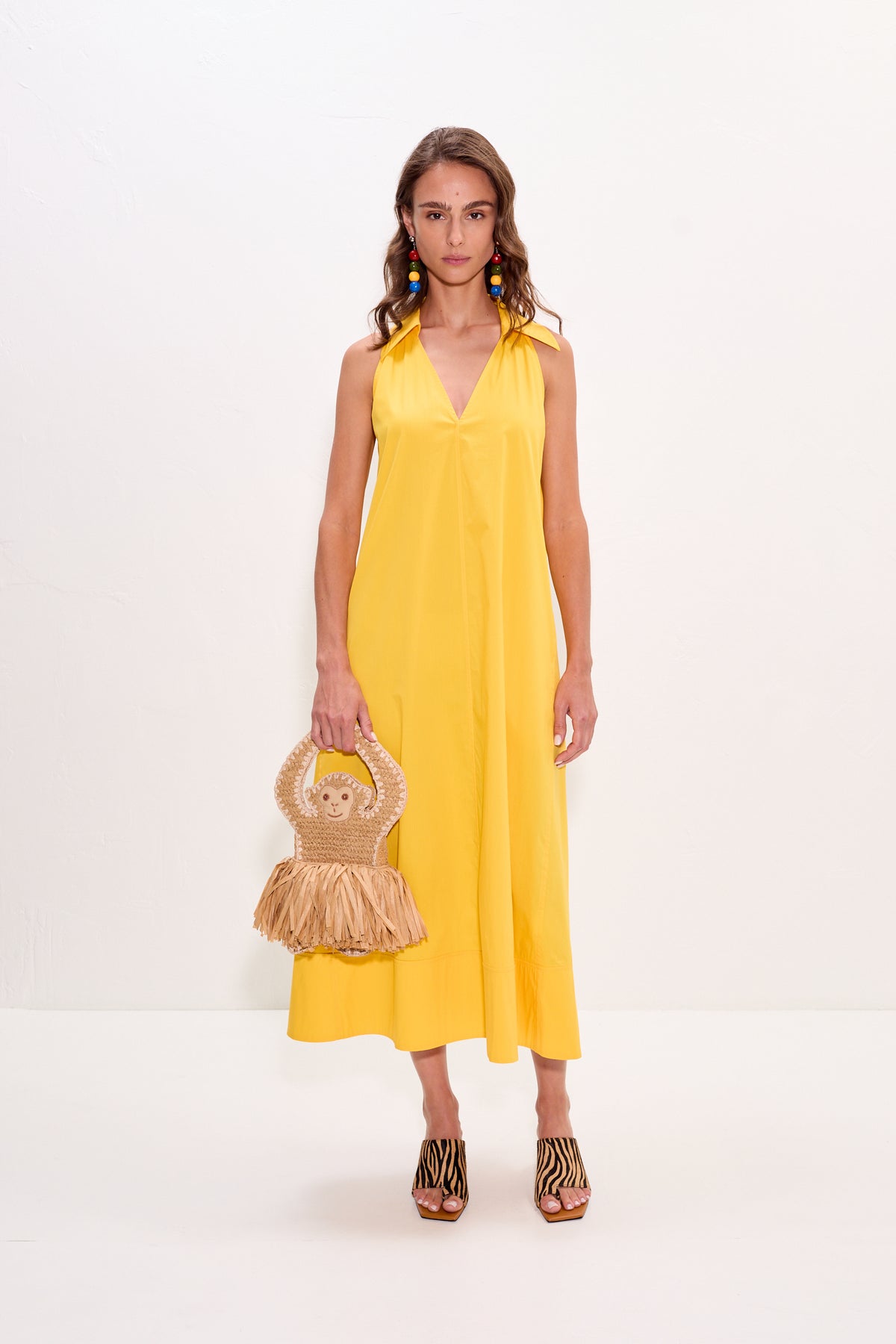 Simon Miller Nava Poplin Midi Dress