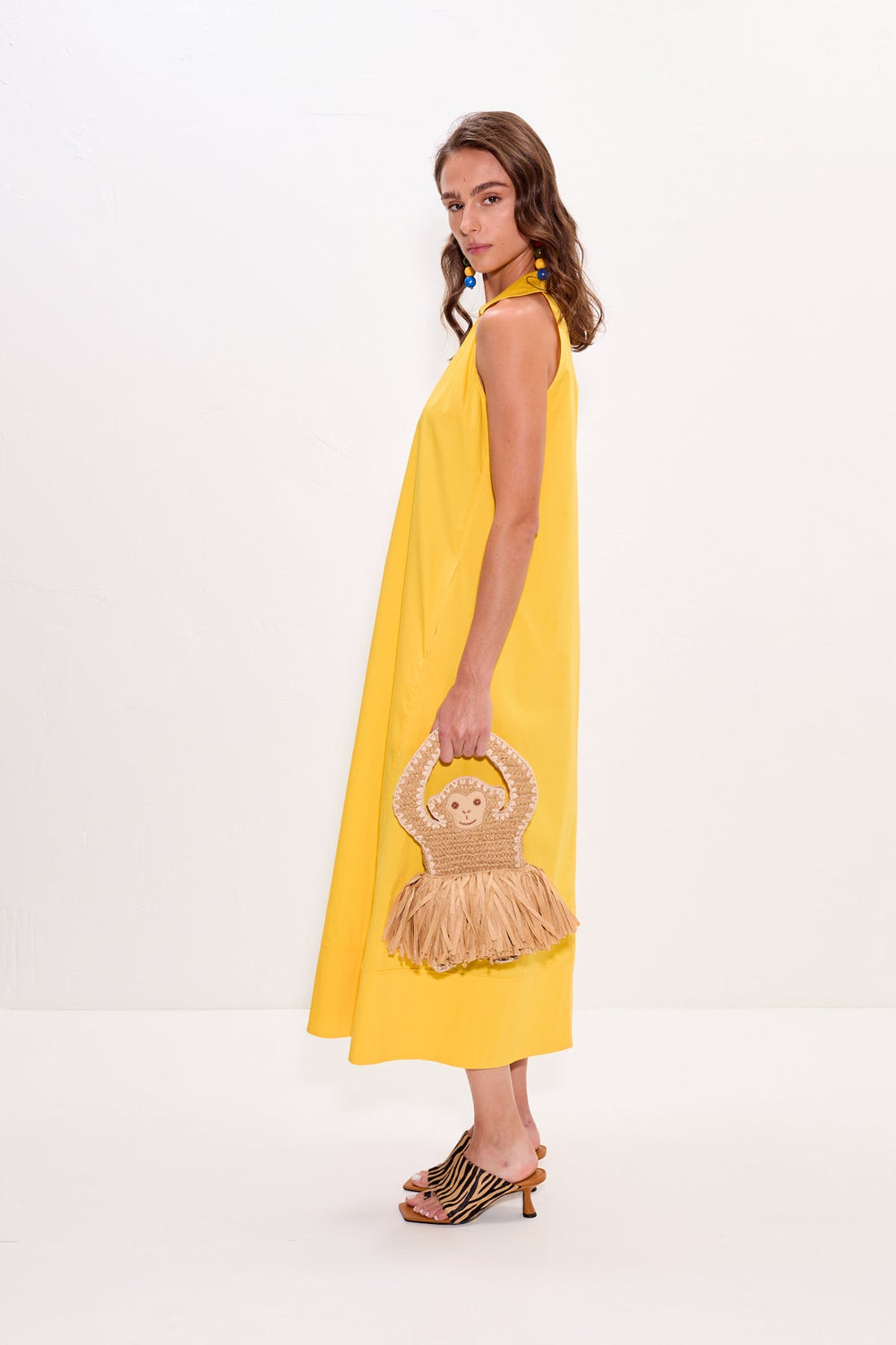 Simon Miller Nava Poplin Midi Dress