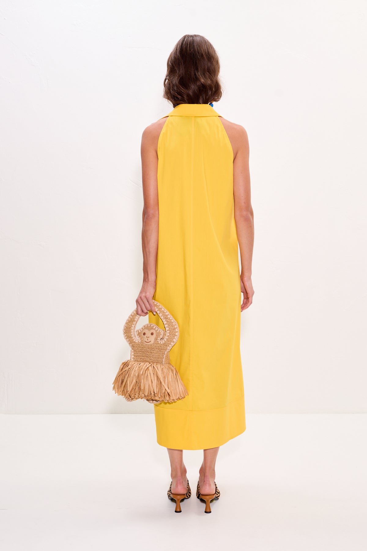 Simon Miller Nava Poplin Midi Dress