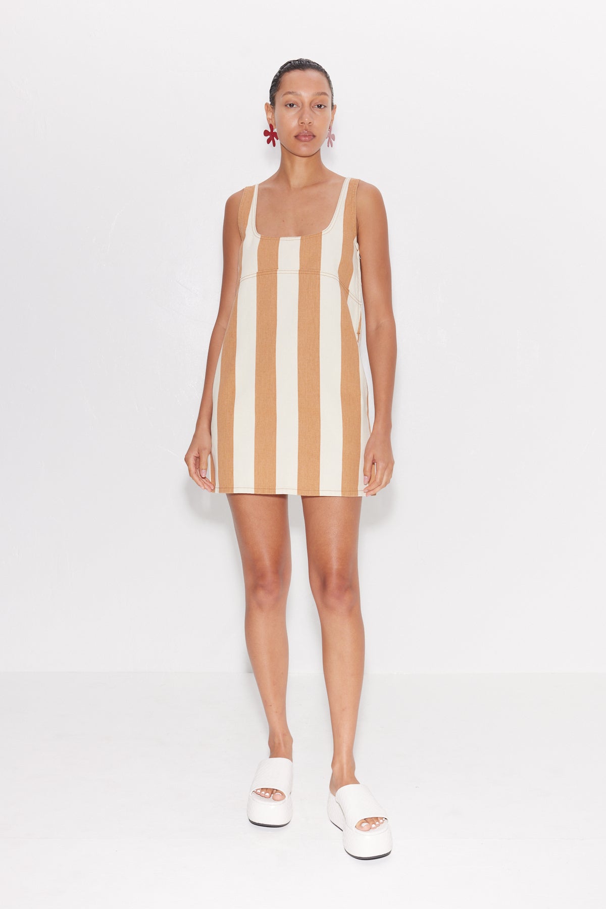 Simon Miller SIMONMILER Sahara Striped Denim Dress