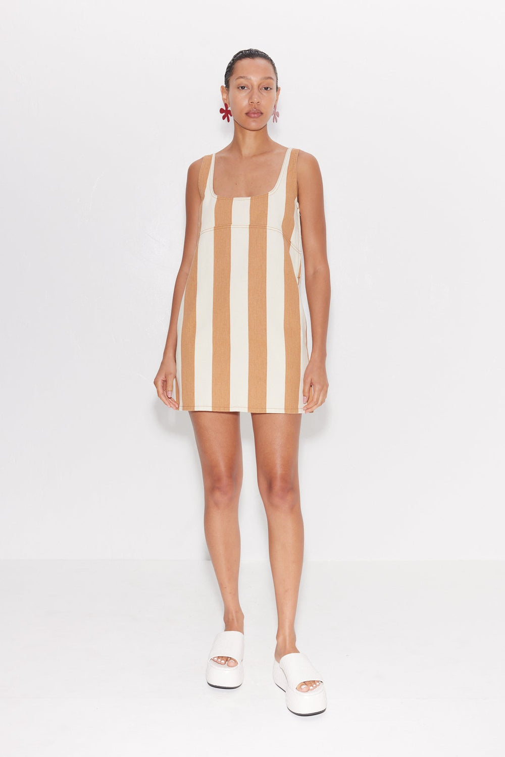 Simon Miller SIMONMILER Sahara Striped Denim Dress
