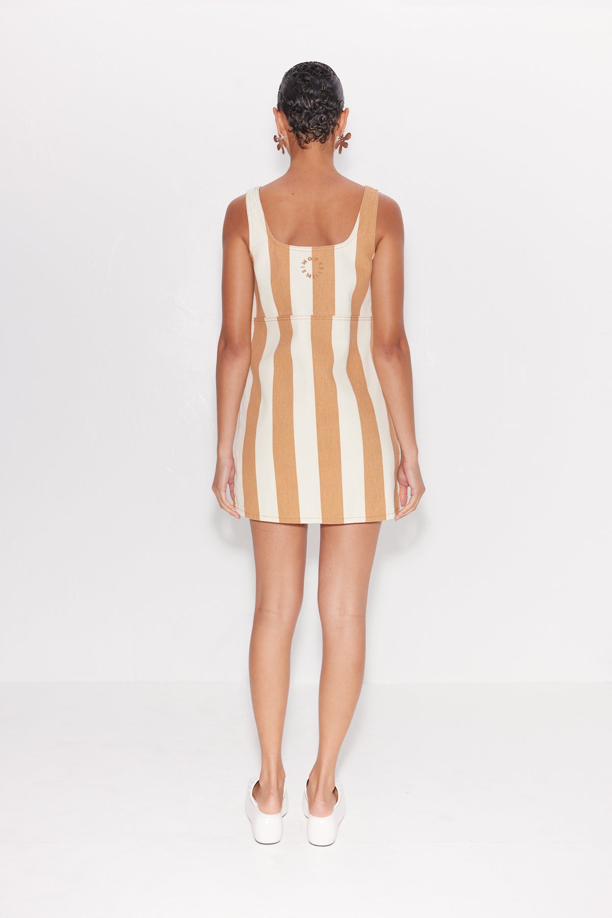 Simon Miller SIMONMILER Sahara Striped Denim Dress