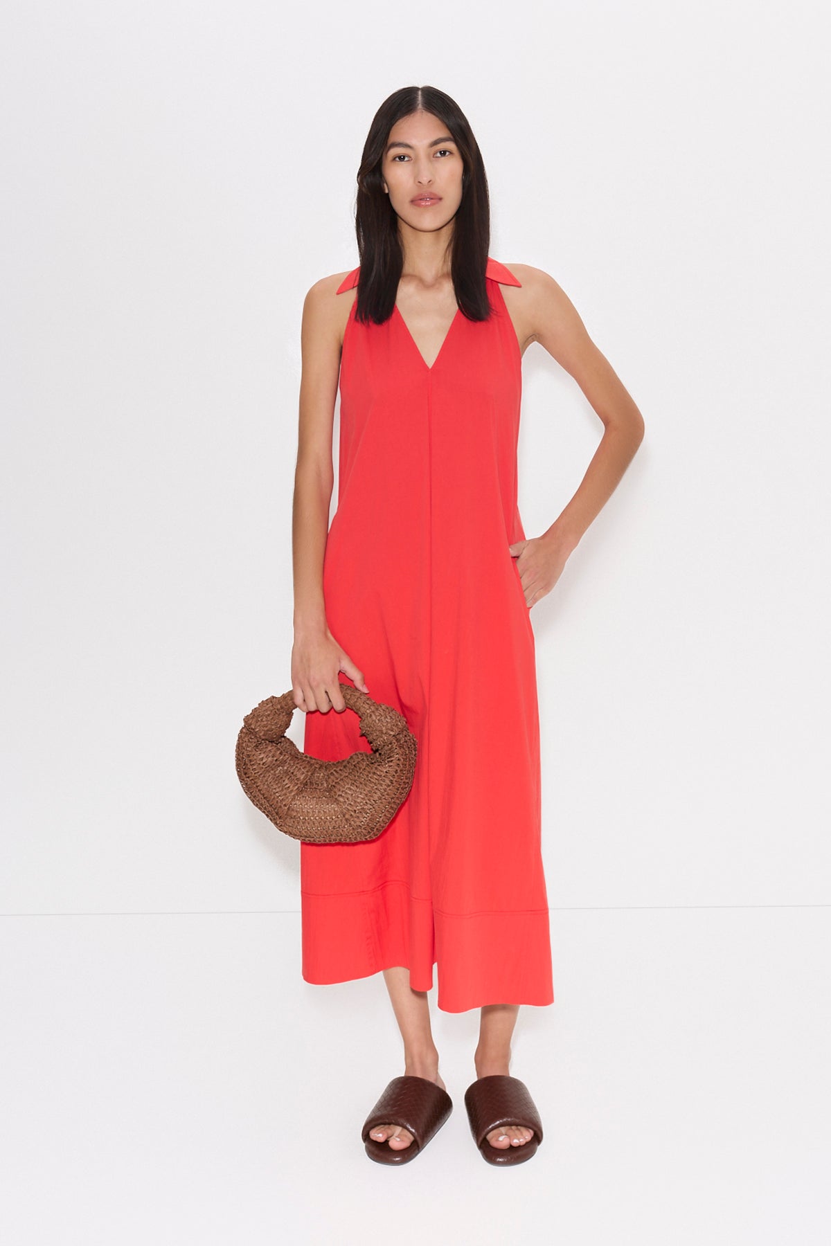 Simon Miller Nava Poplin Midi Dress
