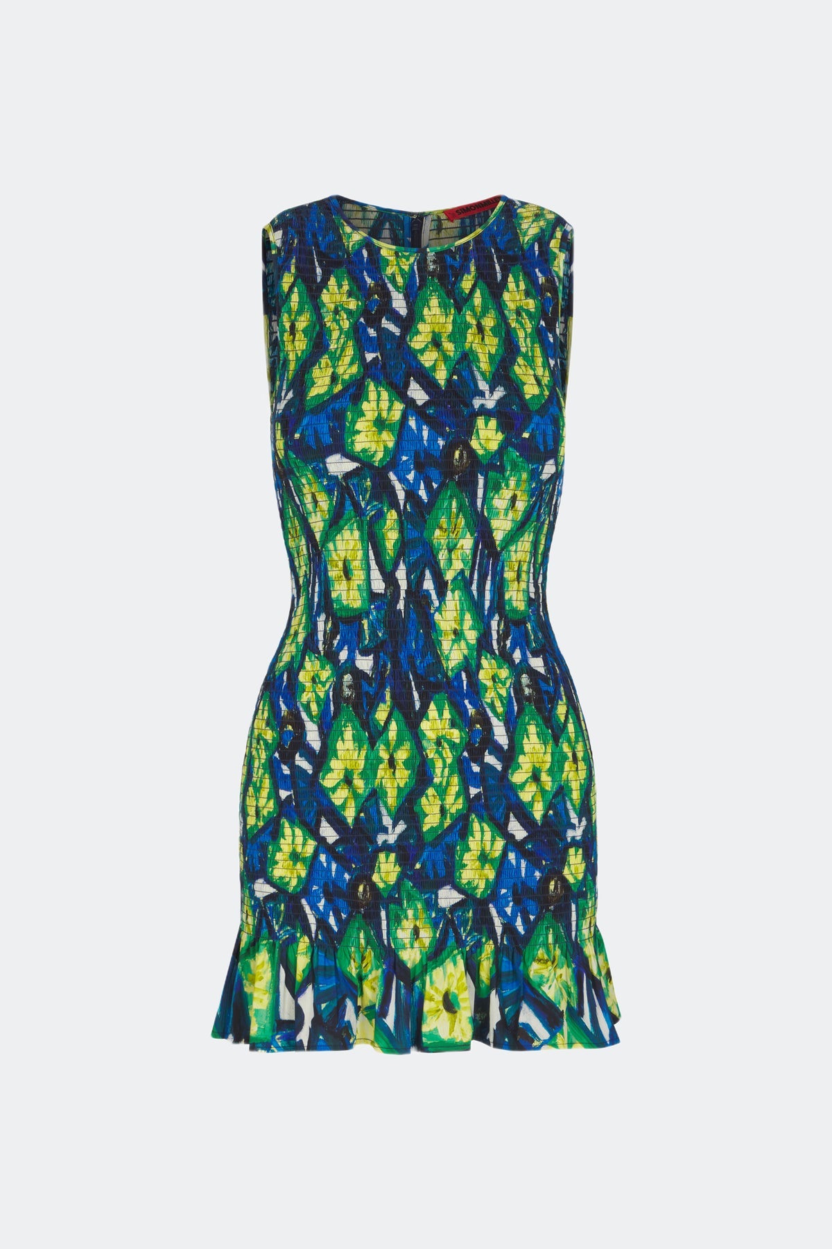 Simon Miller Belle Smocked Mini Dress