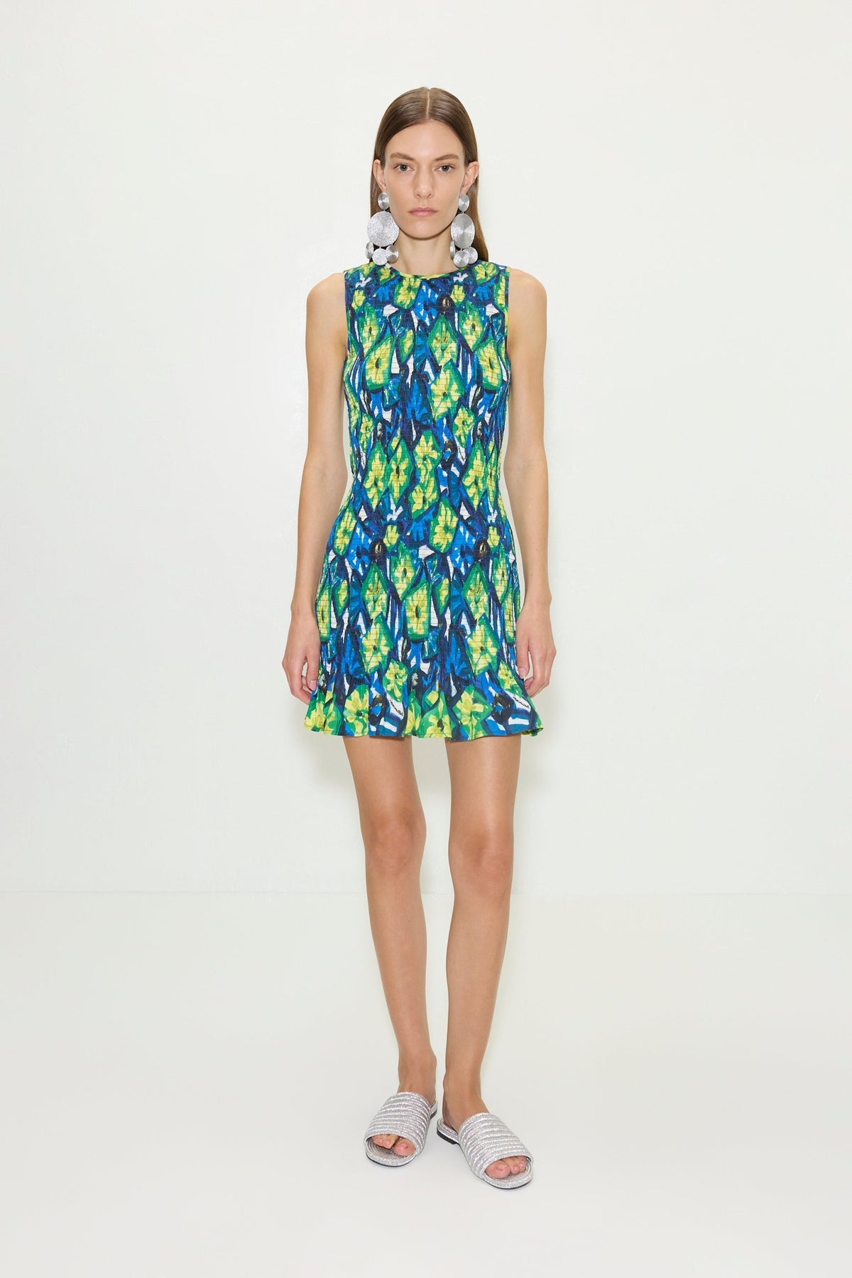 Simon Miller Belle Smocked Mini Dress