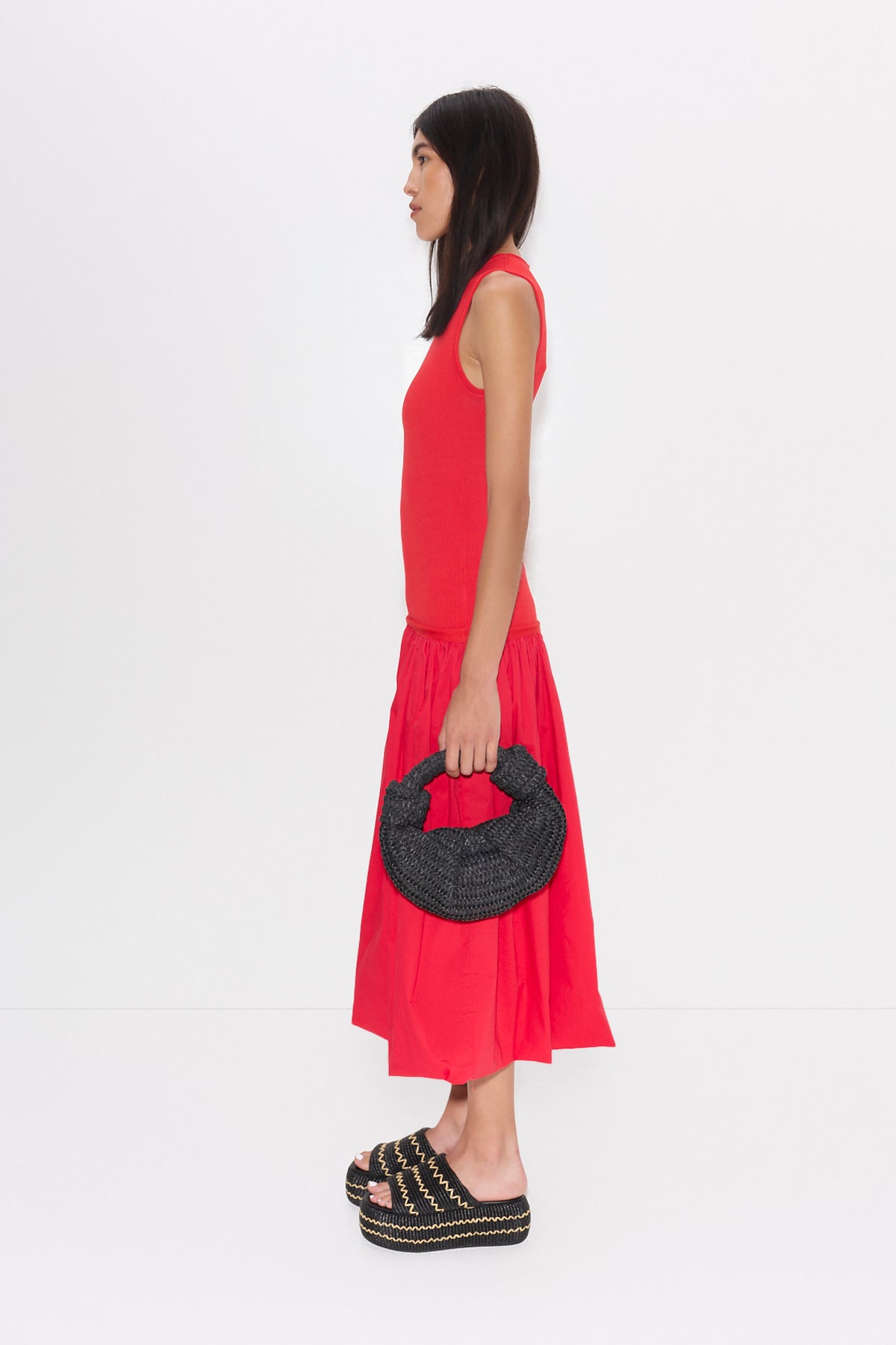Simon Miller Yanez Poplin Combo Dress