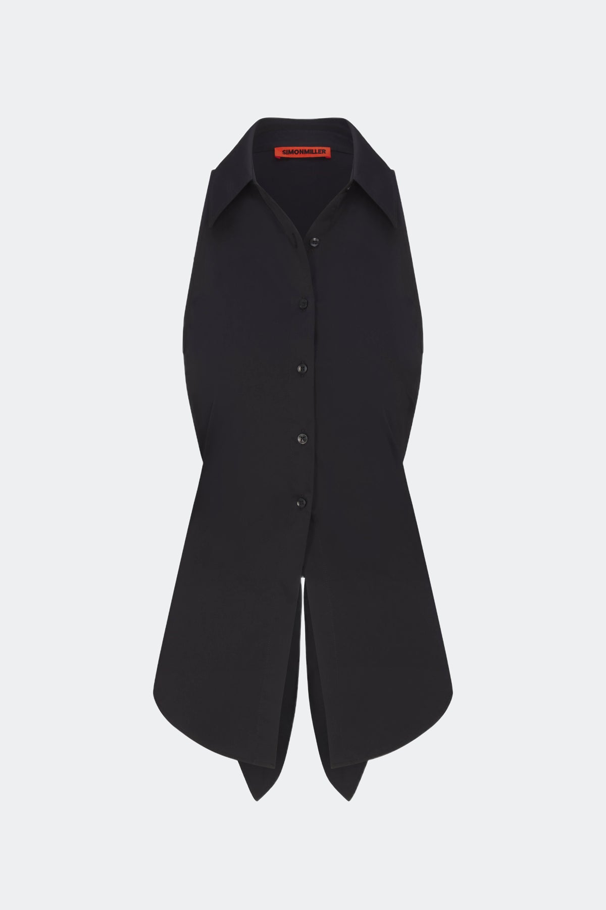 Simon Miller Loch Sleeveless Poplin Button Up