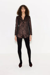 Simon Miller Fleur Metallic Shorts